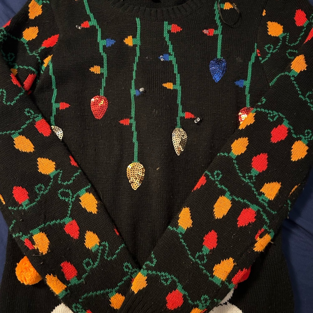 christmas light up sweater